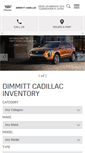 Mobile Screenshot of dimmittcadillac.com